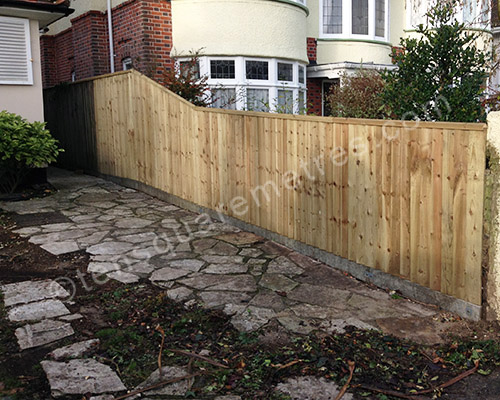 closed board fence