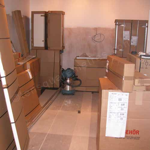 Alno kitchen in boxes