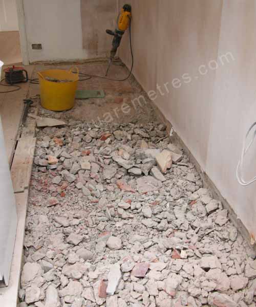 Self Build House Extension Kitchen Substructure